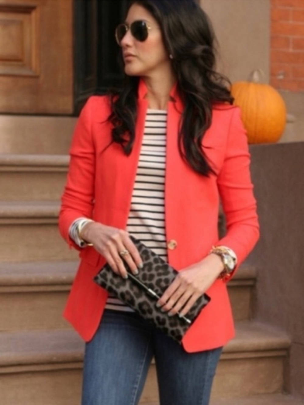 J. Crew Wool Regent Blazer Jacket Red Size 4 Tall